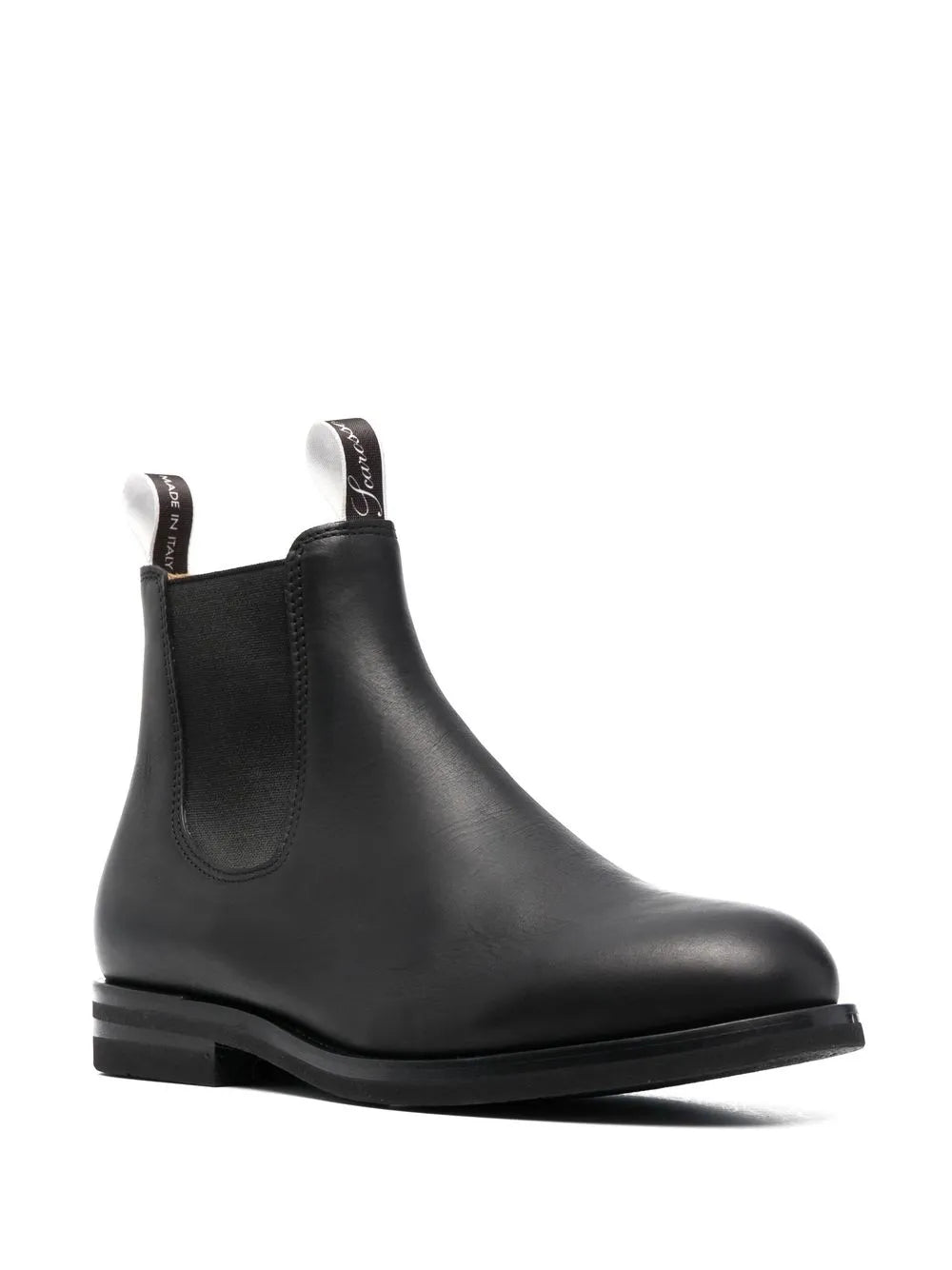 Scarosso William III leather Chelsea boots