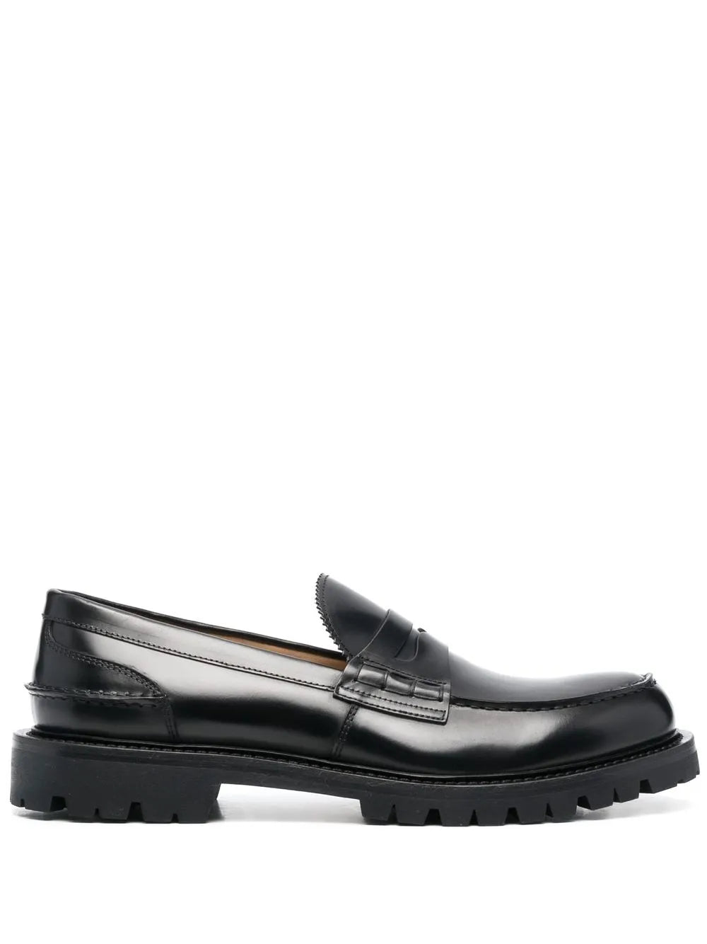Scarosso chunky-soled leather loafers