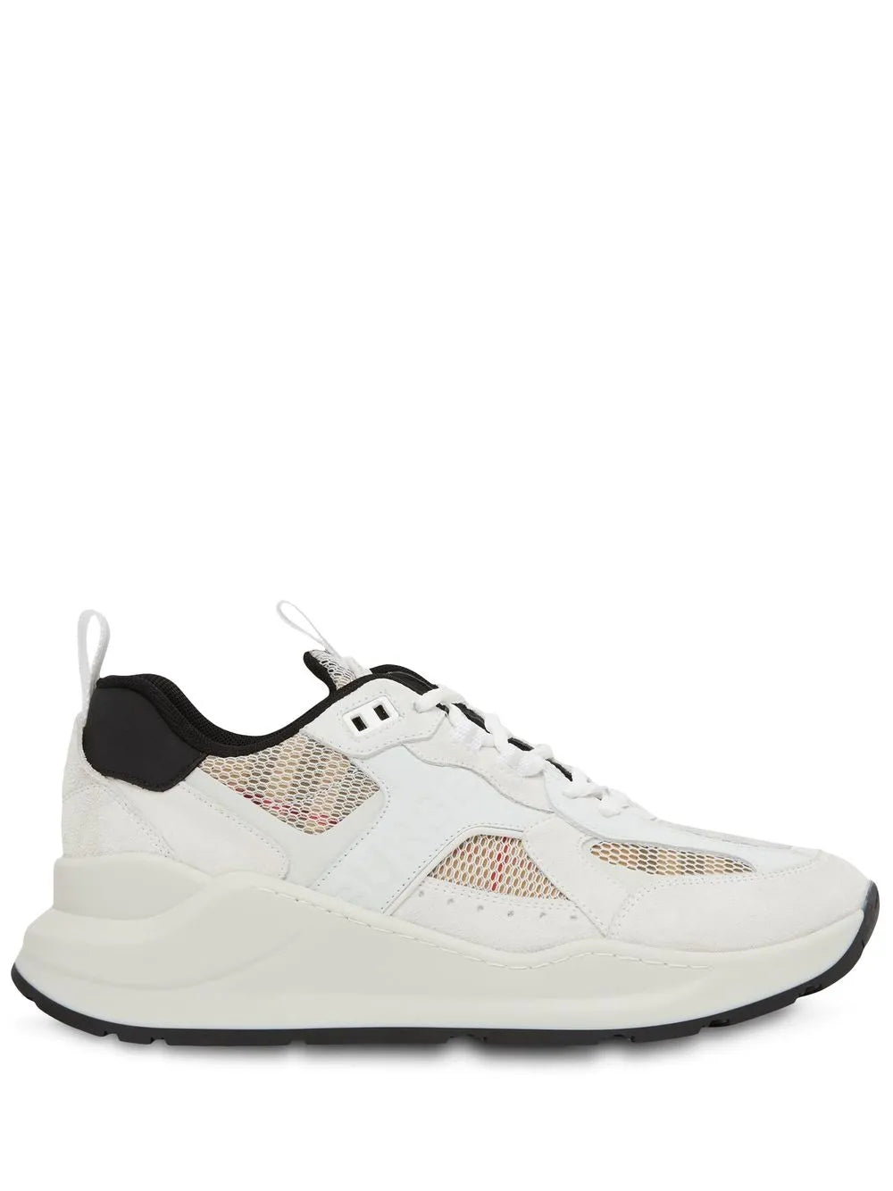 Burberry check mesh low-top sneakers