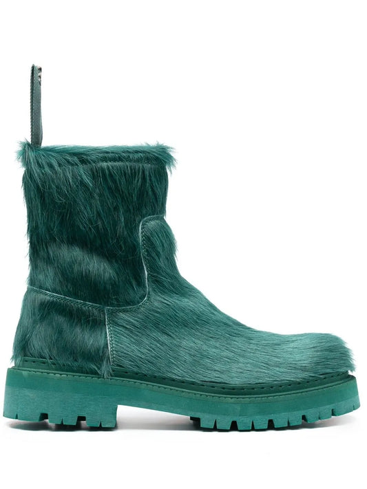 CamperLab Eki calf-hair ankle boots