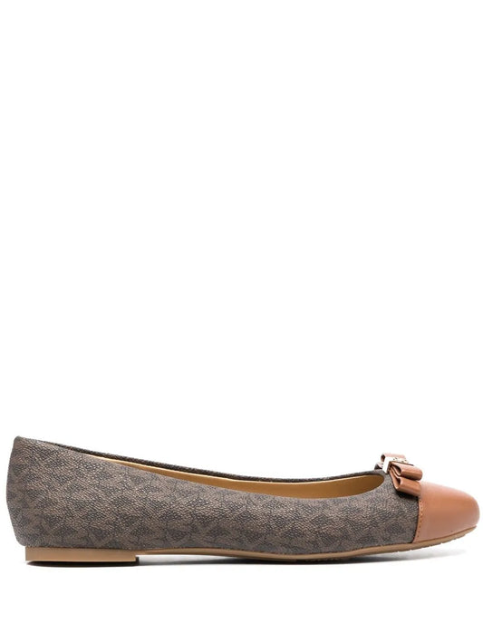 Michael Michael Kors Andrea monogram print ballerinas