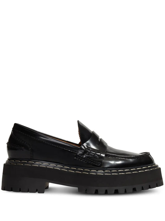 Proenza Schouler lug-sole leather loafers