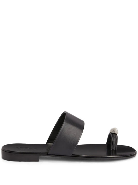 Giuseppe Zanotti Norbert leather slides