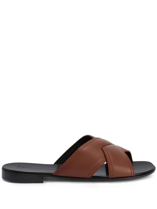 Giuseppe Zanotti Flavio crossed-leather sandals