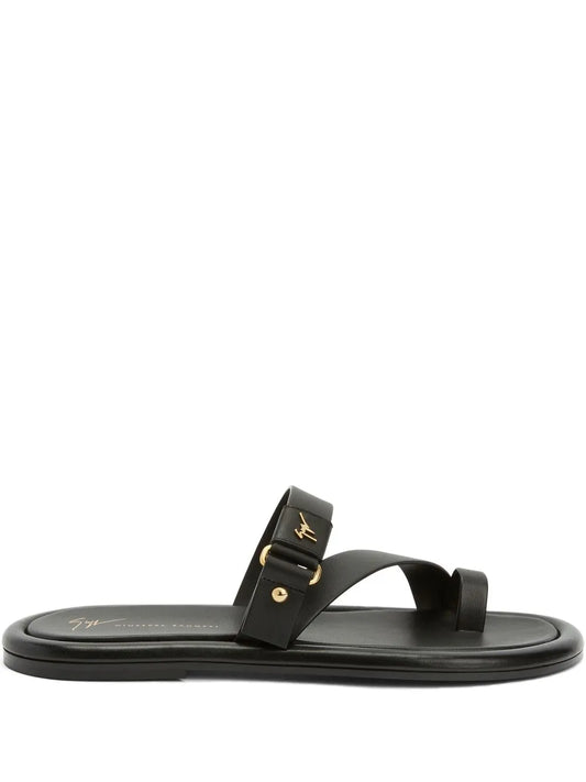Giuseppe Zanotti logo-plaque sandals