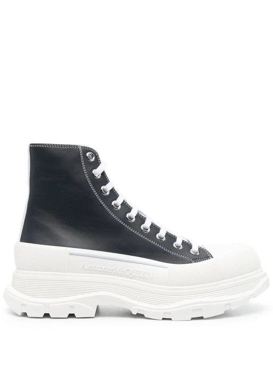 Alexander McQueen Tread Slick lace-up chunky boots