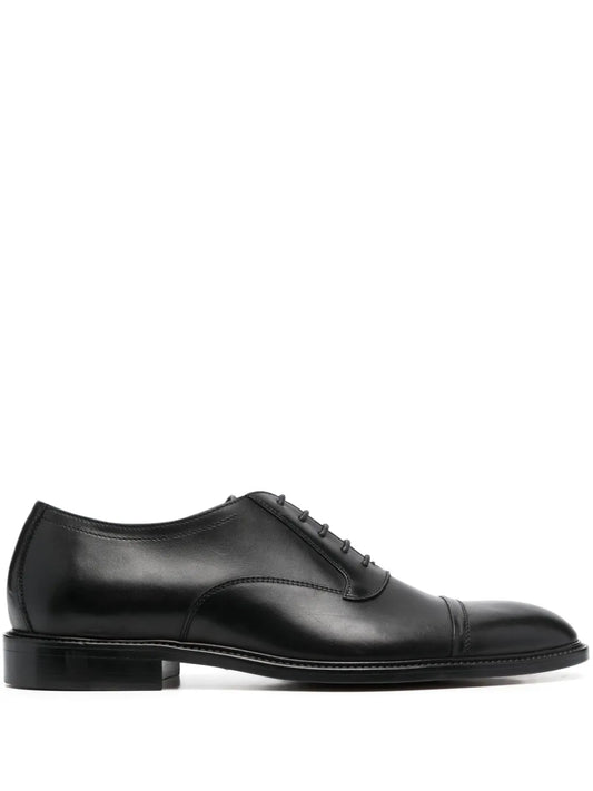 Sergio Rossi low-block heel derby shoes