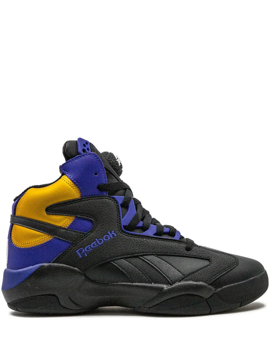Reebok Shaq Attaq "Core Black/Bold Purple/Collegiate Gold" sneakers