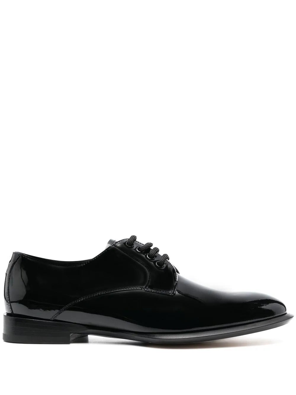 Alexander McQueen patent-leather Oxford shoes