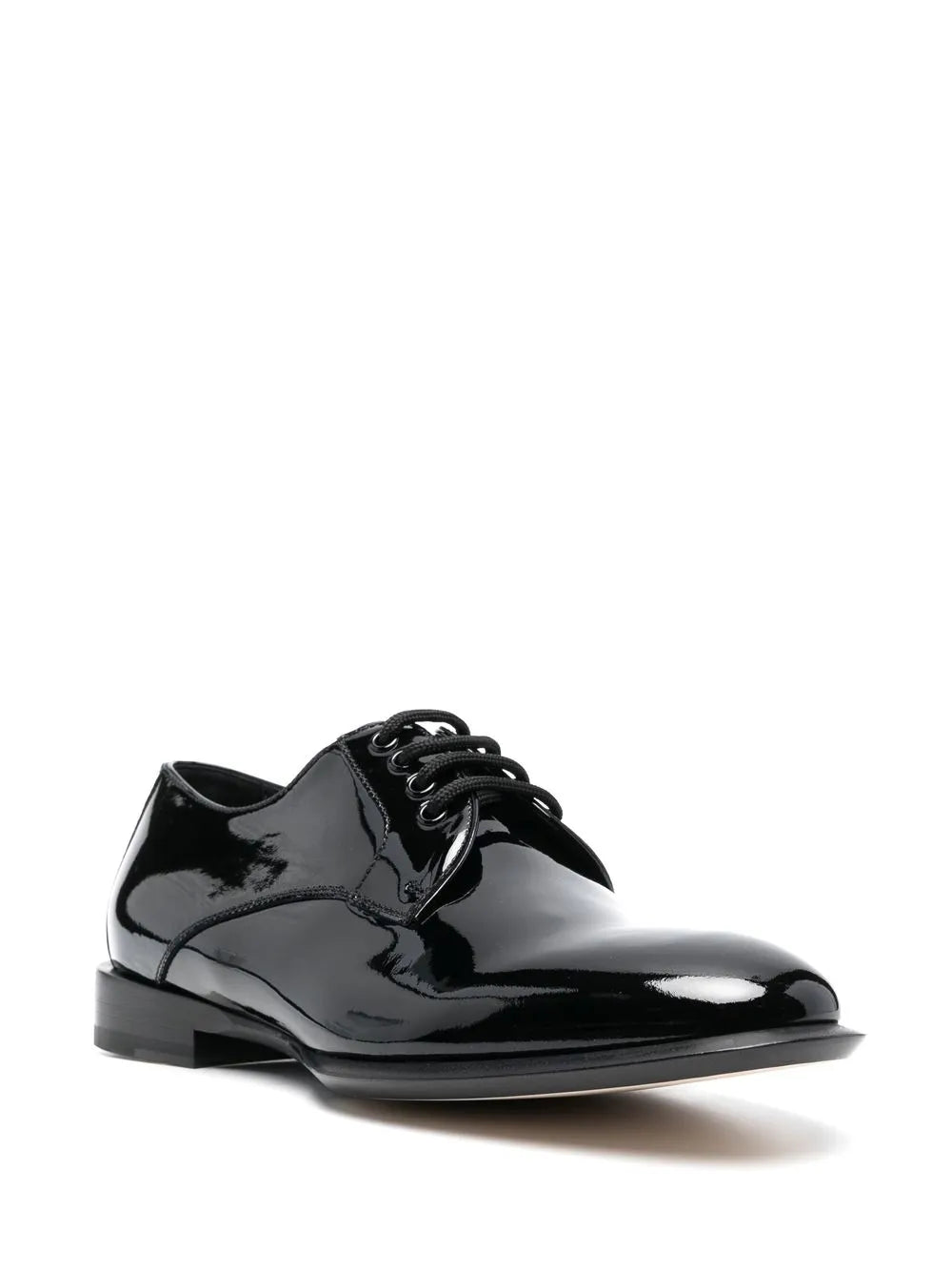 Alexander McQueen patent-leather Oxford shoes