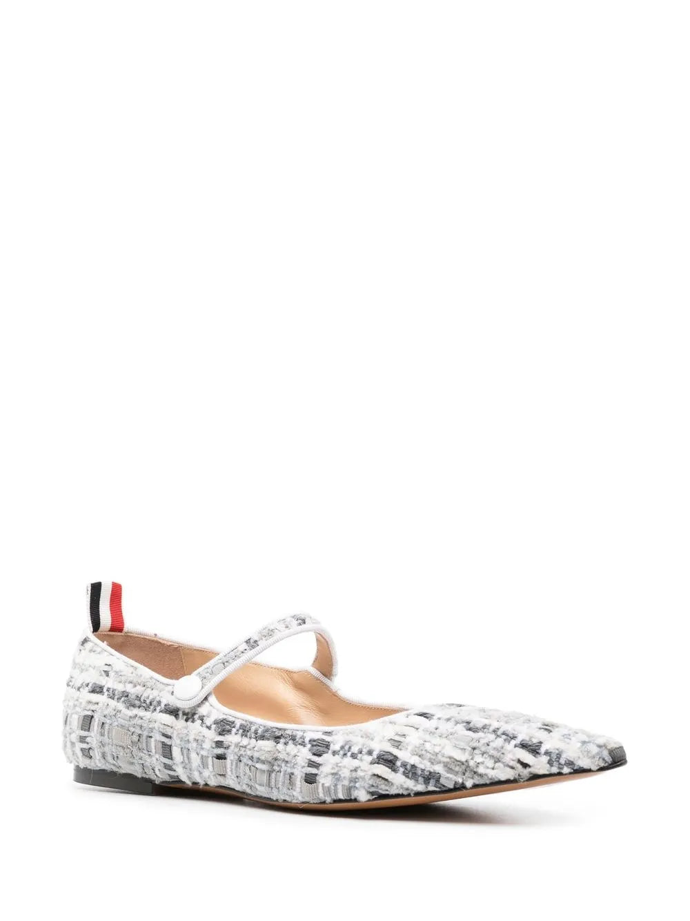 Thom Browne tweed ballerina shoes