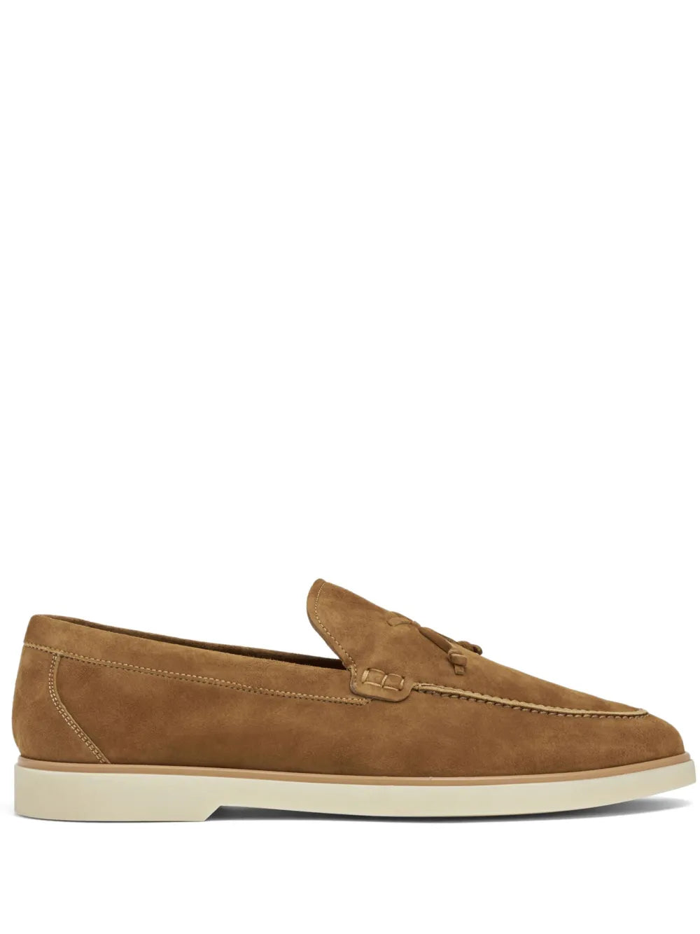 Magnanni almond-toe suede loafers