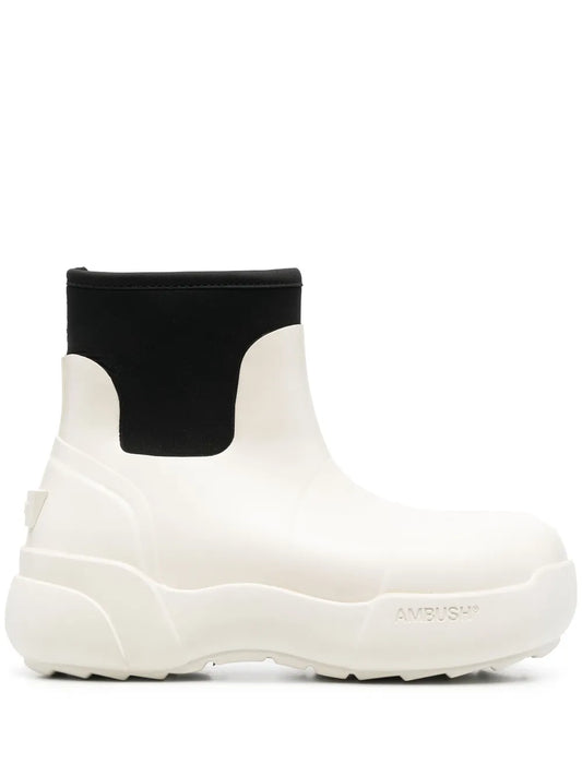 AMBUSH logo-detail chunky ankle boots