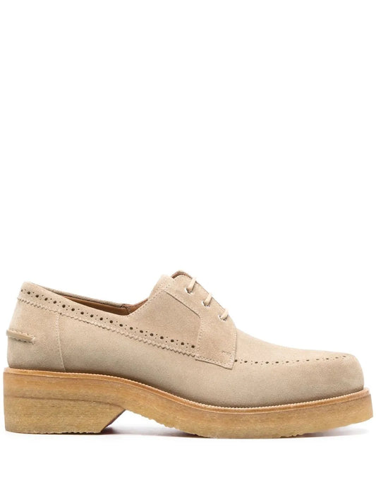 Christian Louboutin chunky suede derby shoes