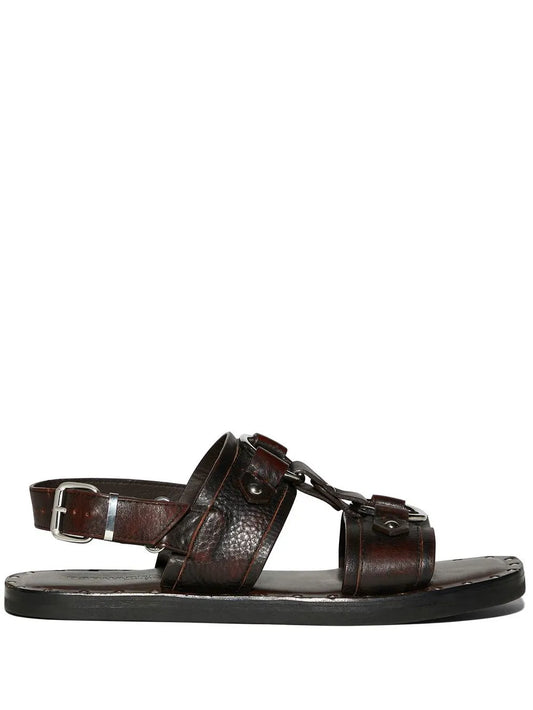DSQUARED2 stud-detail calf-leather sandals