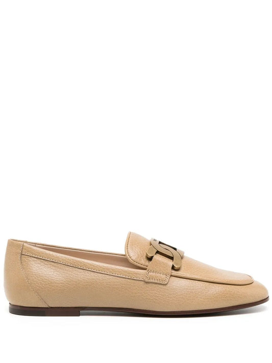Tod's chain-link leather loafers 