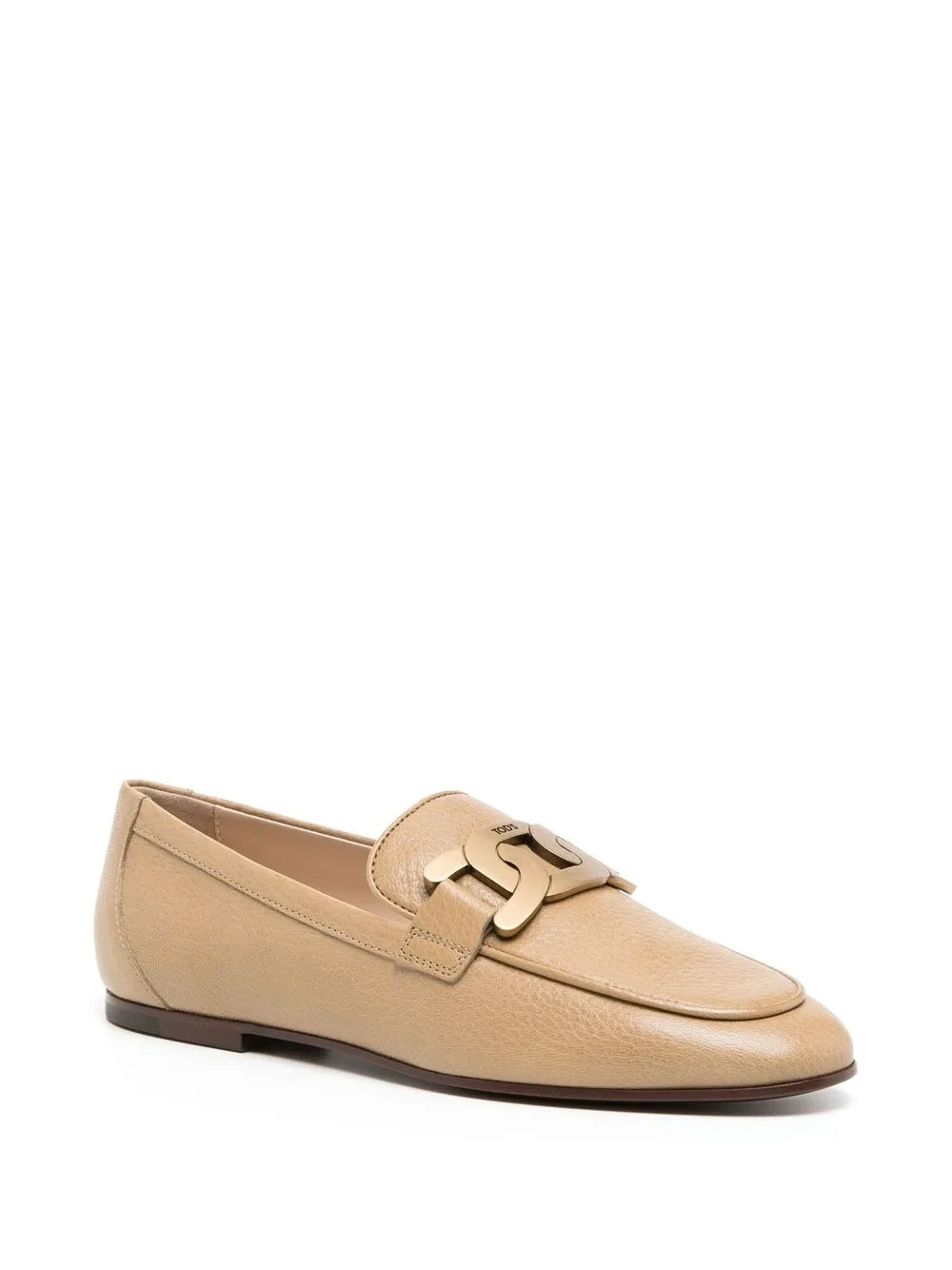 Tod's chain-link leather loafers 