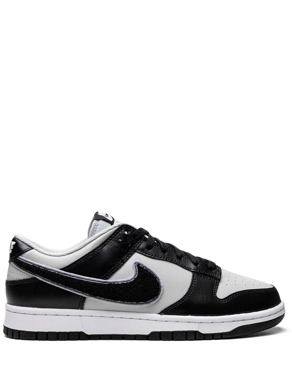 Nike Dunk Low "Chenille Swoosh Black Grey" sneakers