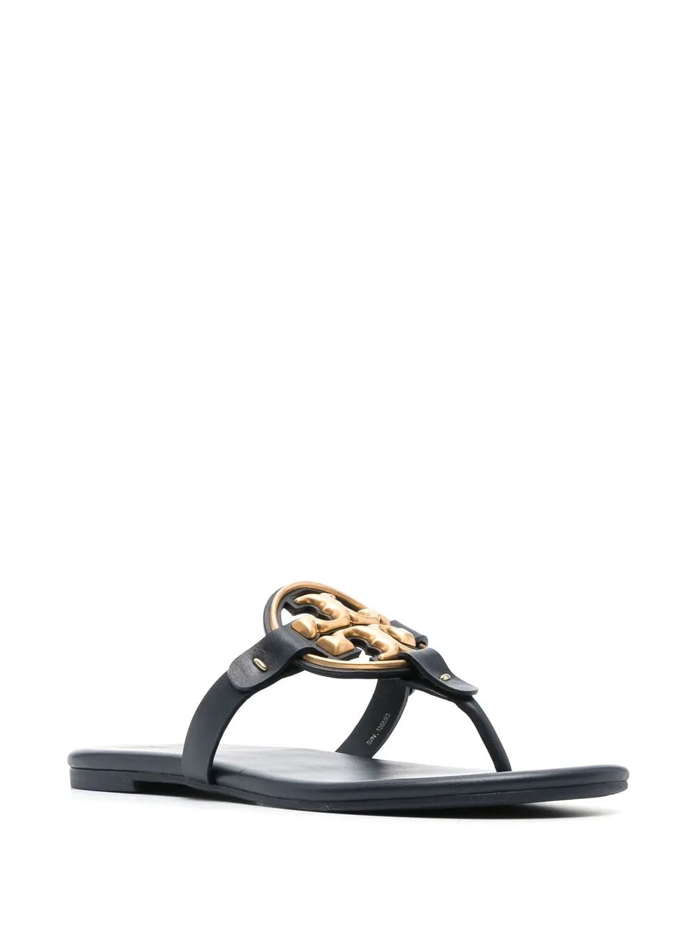 Tory Burch logo-plaque open-toe slides