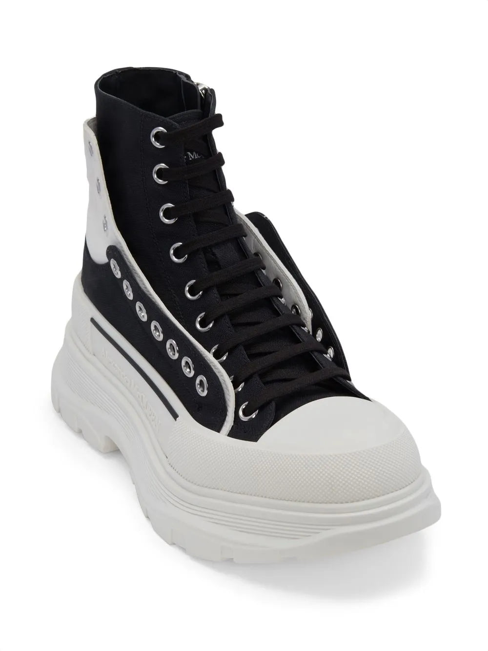 Alexander McQueen Tread Slick lace-up fastening boots