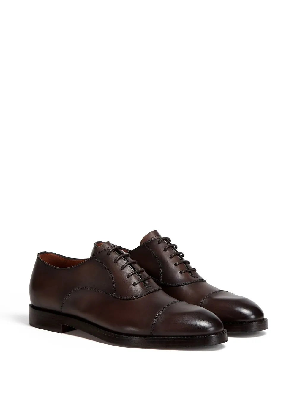 Zegna Torino leather Oxford shoes