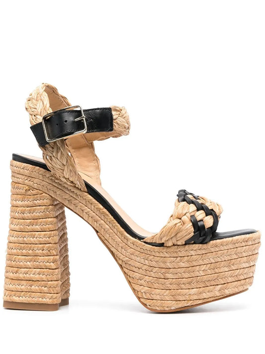 Castañer Agnes 135mm braided-strap sandals
