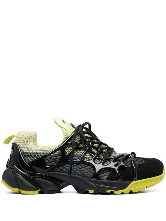 44 LABEL GROUP panelled-design low-top sneakers