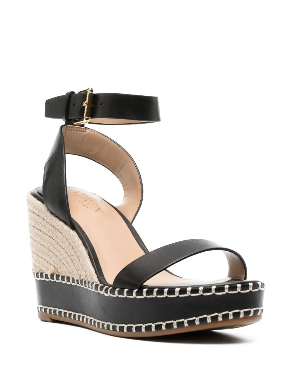Lauren Ralph Lauren  Hilarie 100mm wedge espadrilles