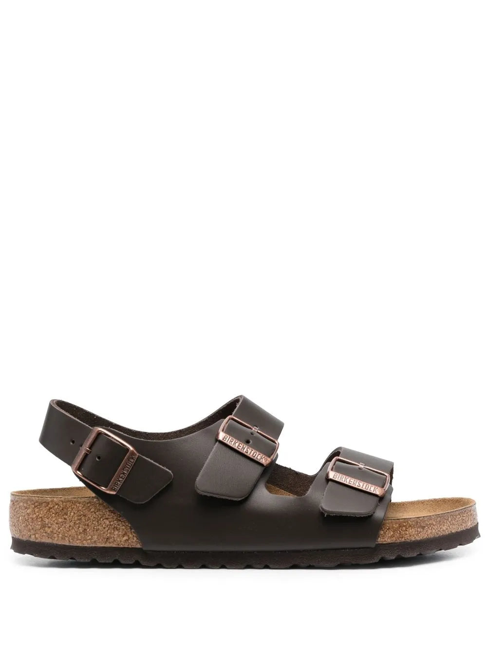 Birkenstock buckle-fastening leather sandals