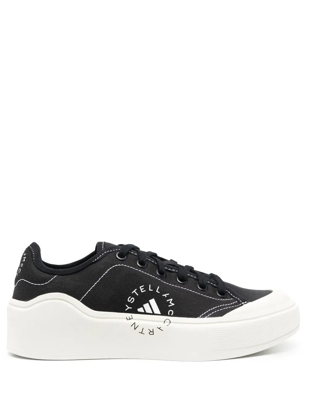 adidas by Stella McCartney logo print lace-up sneakers