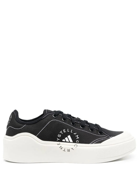 adidas by Stella McCartney logo print lace-up sneakers