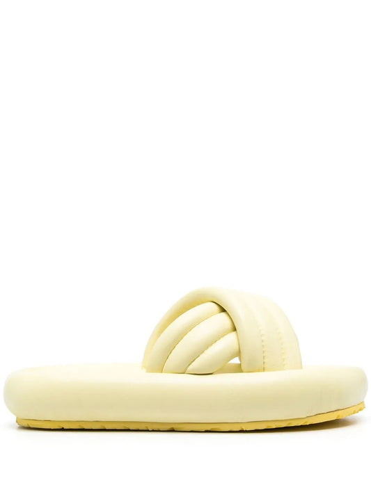 ISABEL MARANT cross-strap platform slides