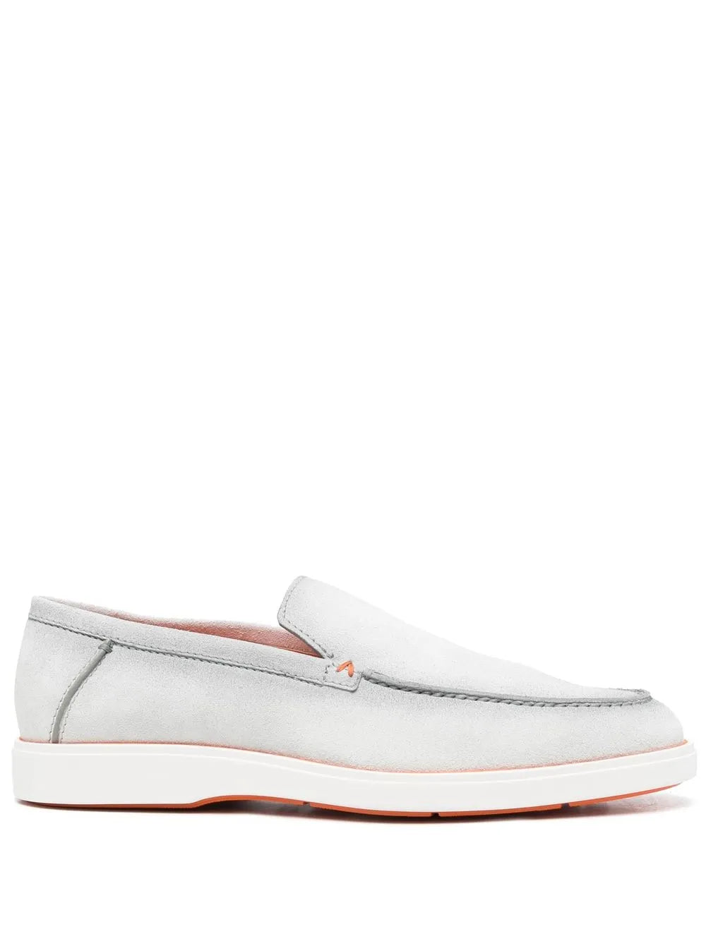 Santoni slip-on suede loafers