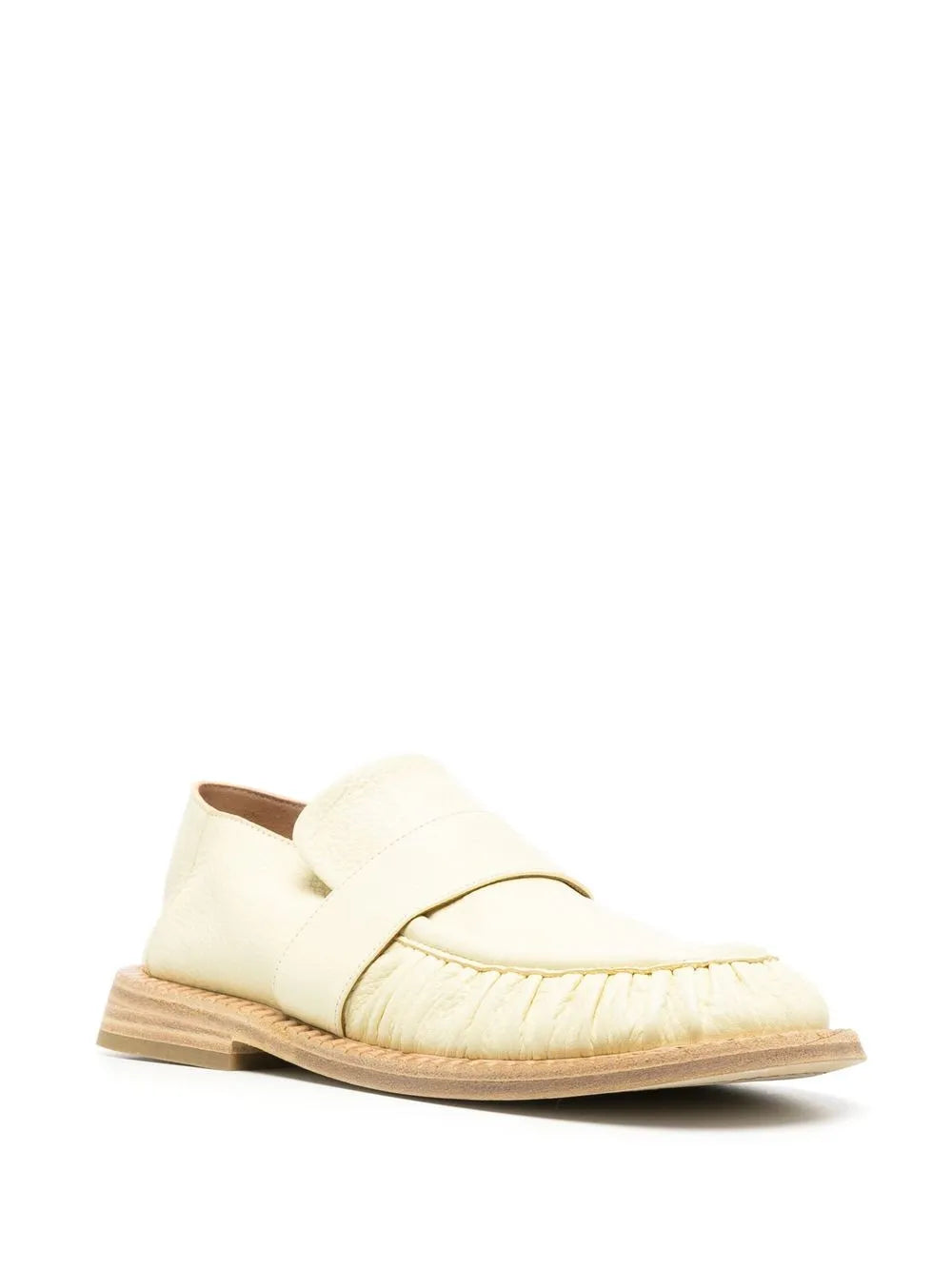 Marsèll round-toe ruched leather loafers