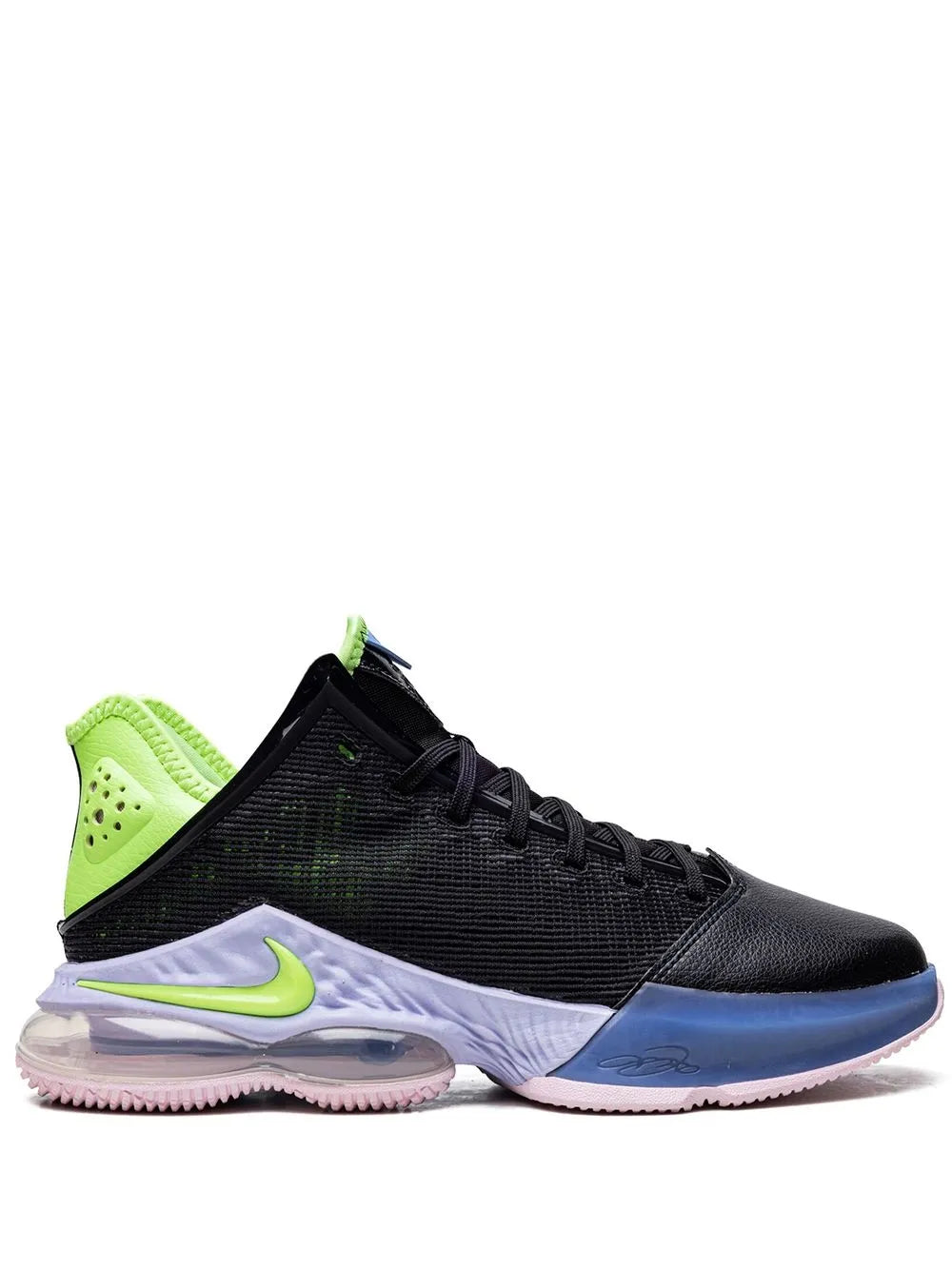 Nike LeBron 19 Low "Black/Ghost Green" sneakers