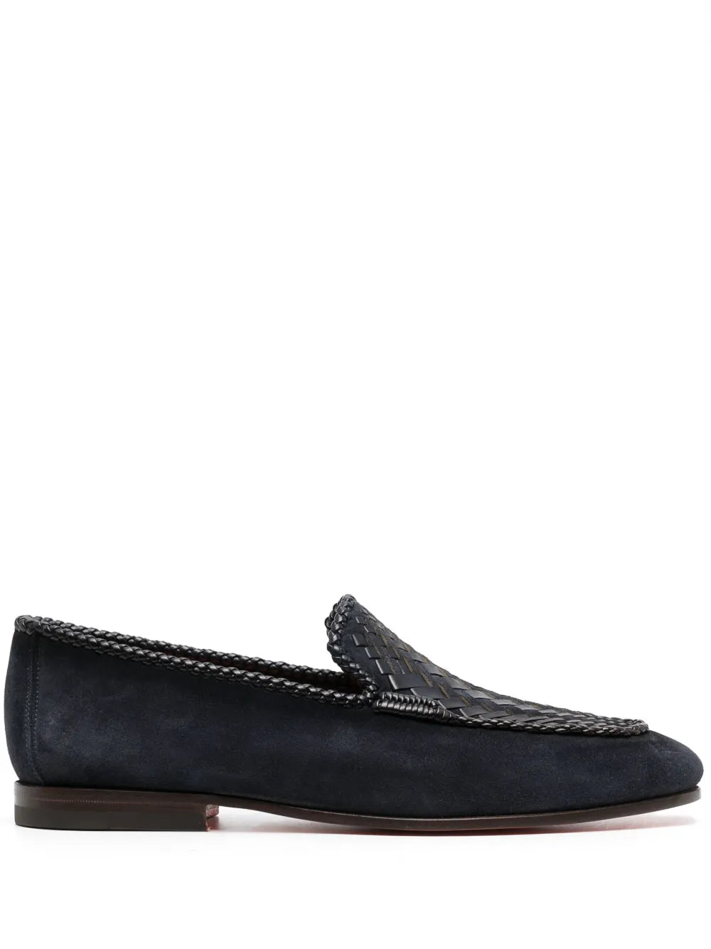 Santoni Gough interwoven-design loafers 