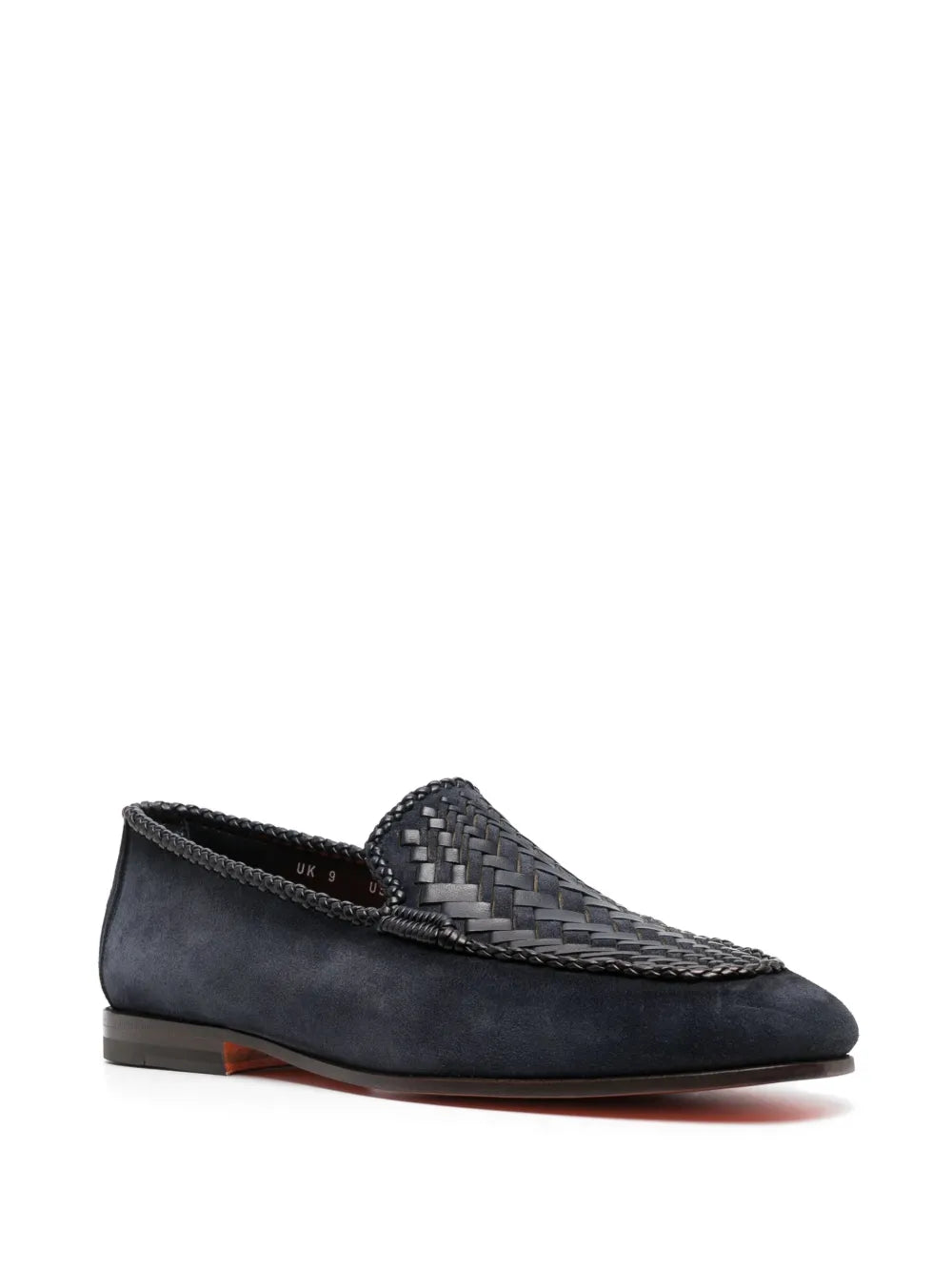 Santoni Gough interwoven-design loafers 