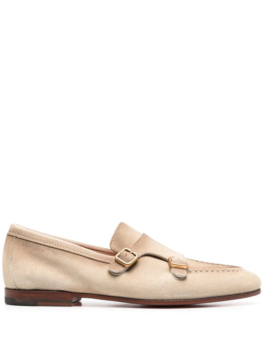 Santoni buckle-detail monk shoes 