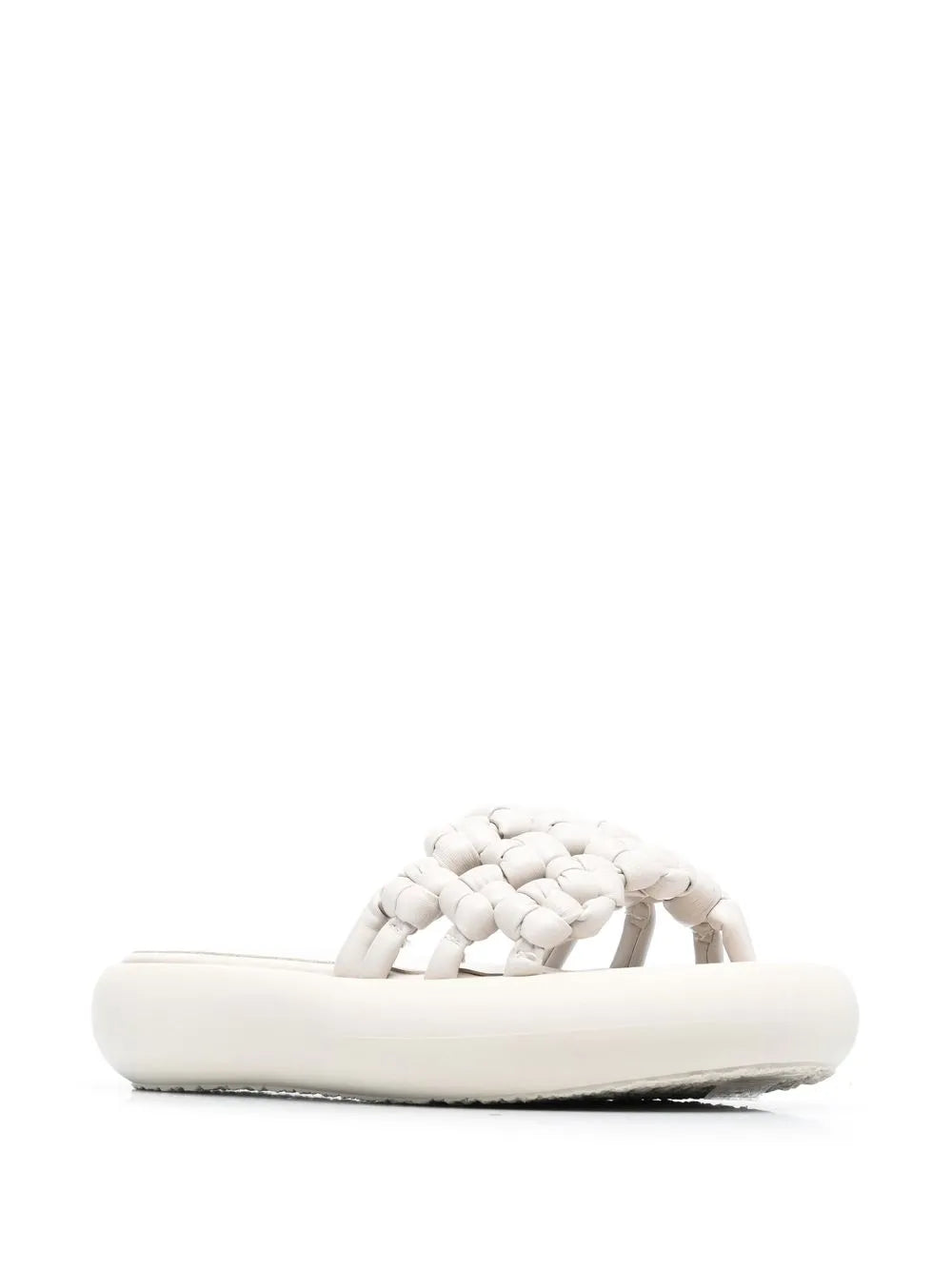 Vic Matie woven leather platform slides