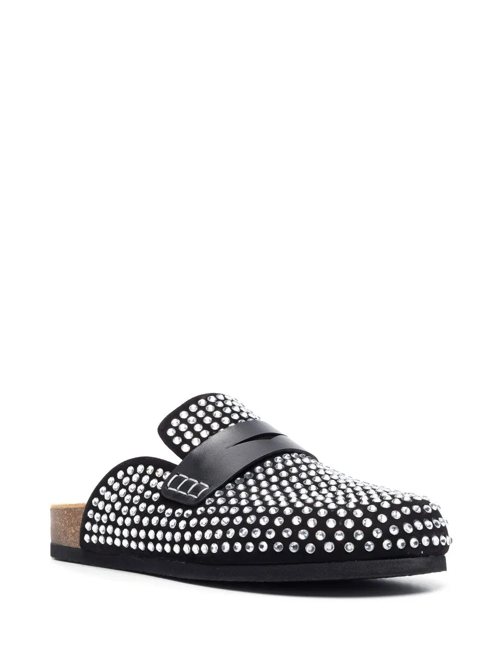 JW Anderson rhinestone-embellished leather slippers