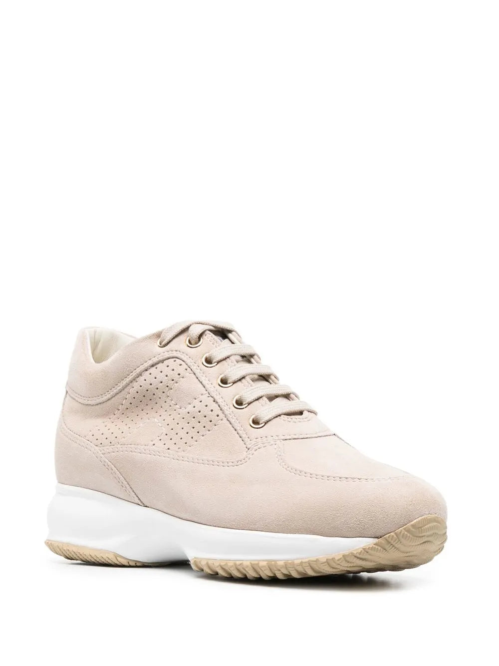 Hogan suede lace-up sneakers 