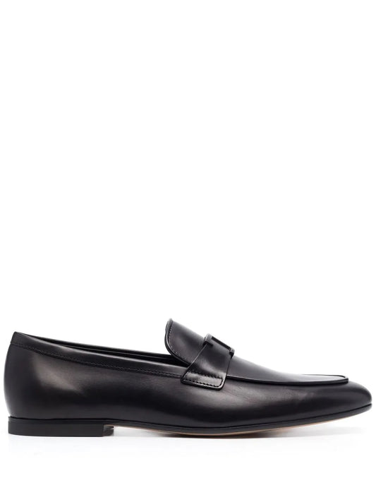 Tod's logo-plaque leather loafers