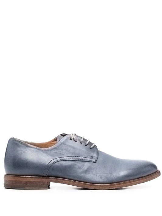 Moma faded leather brogues
