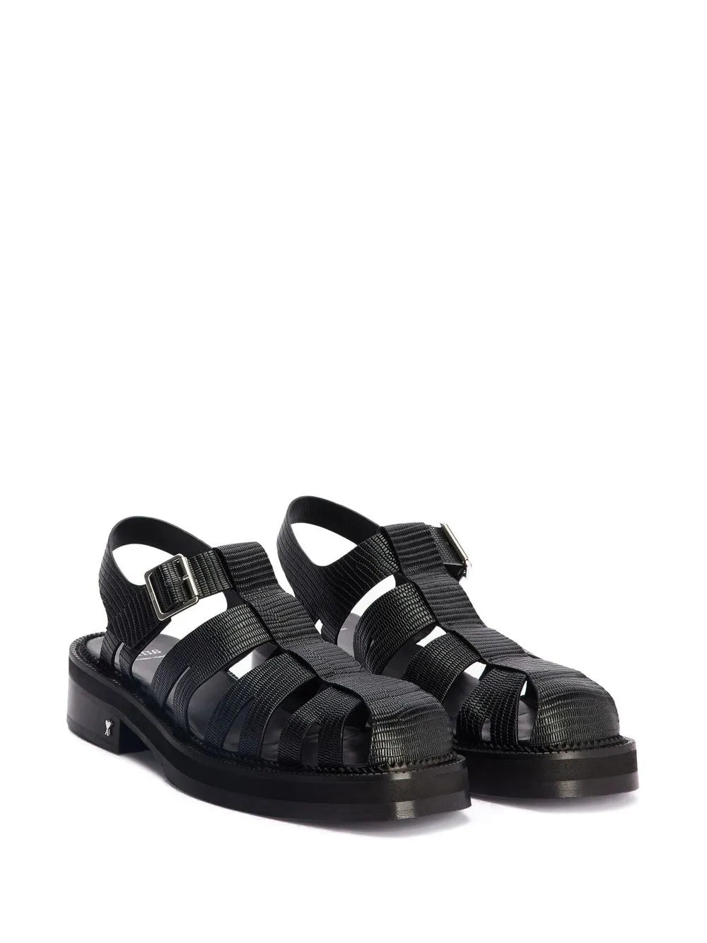 AMI Paris caged leather sandals