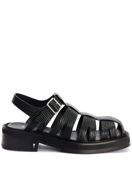 AMI Paris caged leather sandals