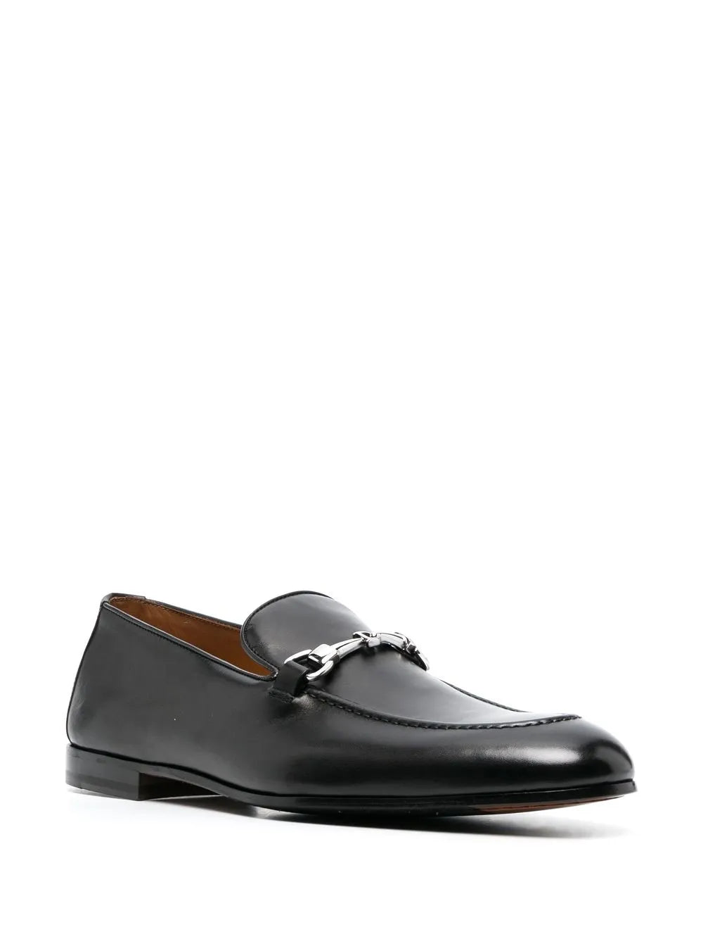 Doucal's almond-toe leather loafers