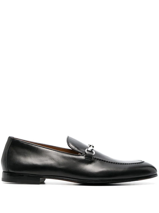 Doucal's almond-toe leather loafers