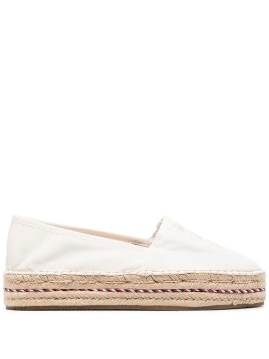 Tommy Hilfiger logo-embroidered espadrilles