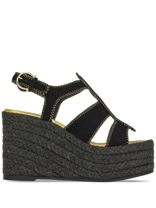 Ferragamo 55mm espadrille wedge sandals