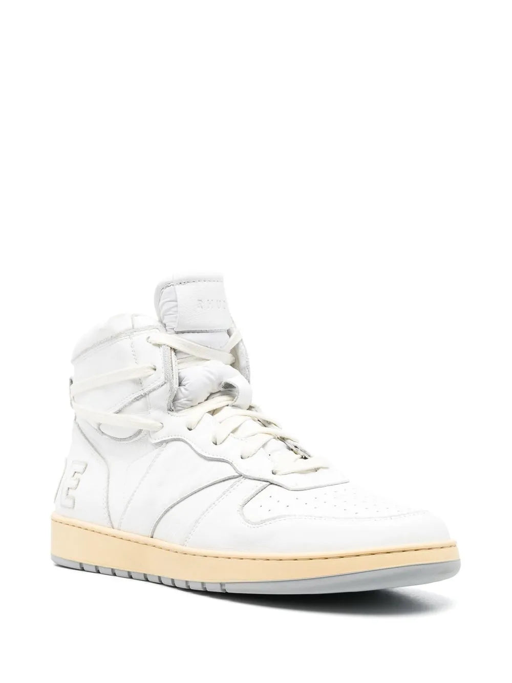 RHUDE logo patch hi-top sneakers